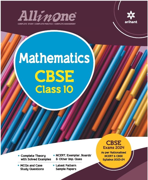 Arihant All In One Class 10th Mathematics for CBSE Exam 2024